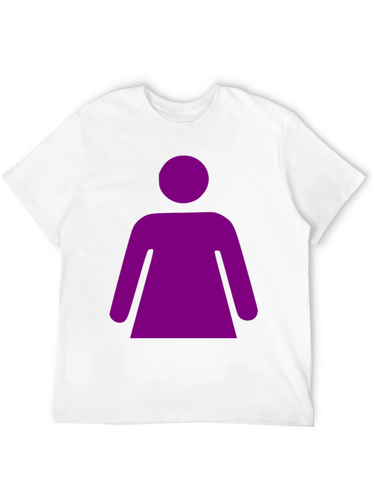 Purple Woman Graphic Tee - Black Unisex T-Shirt