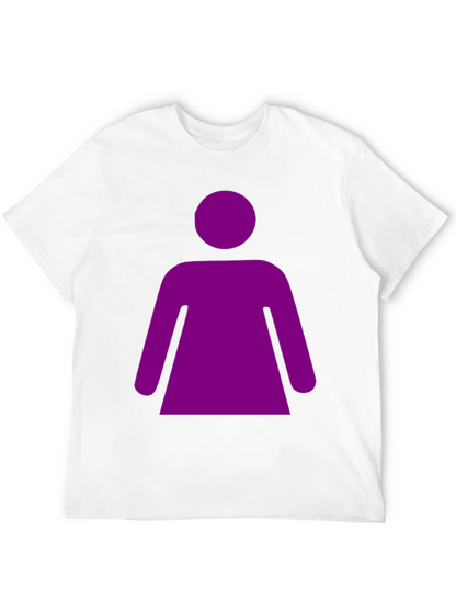 Purple Woman Graphic Tee - Black Unisex T-Shirt