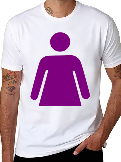 Purple Woman Graphic Tee - Black Unisex T-Shirt