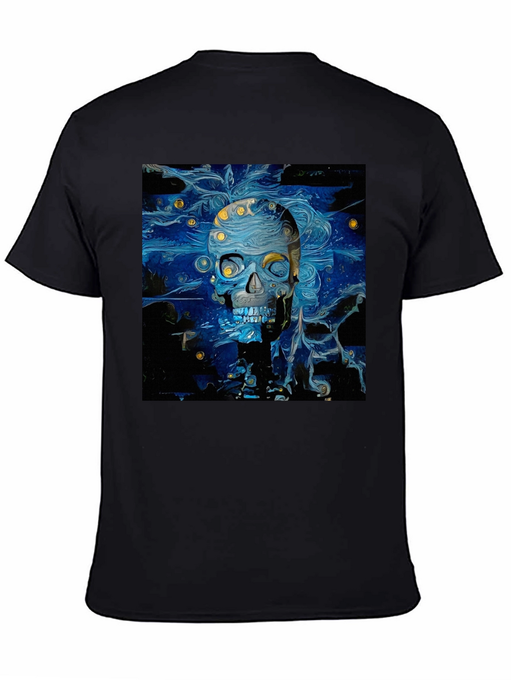 Starry Skull Tee: Van Gogh Inspired