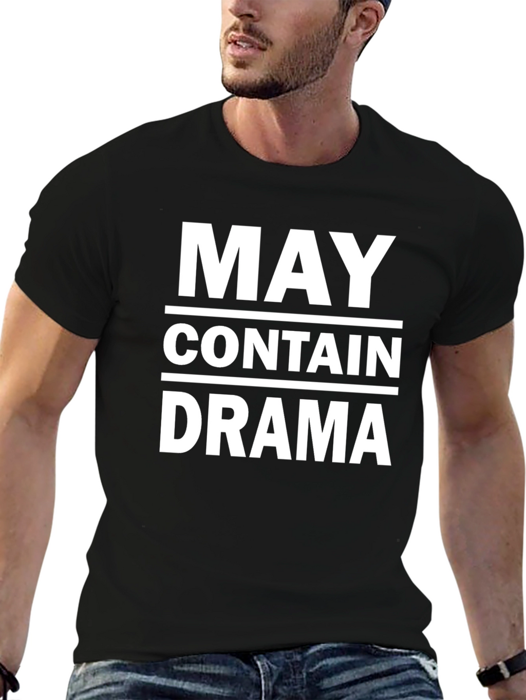 May Contain Drama Funny Sarcastic T-Shirt