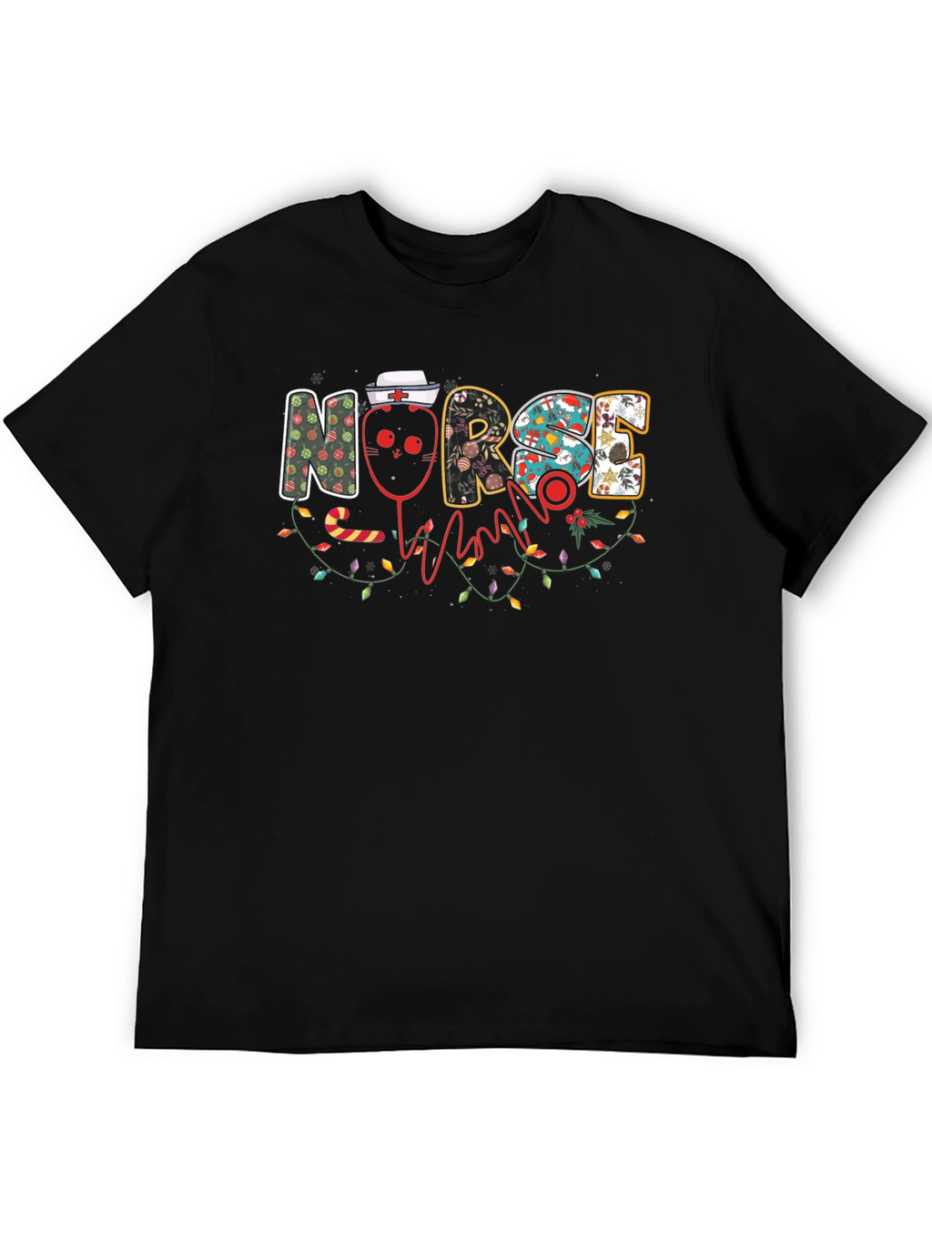 Festive Christmas Nurse T-Shirt