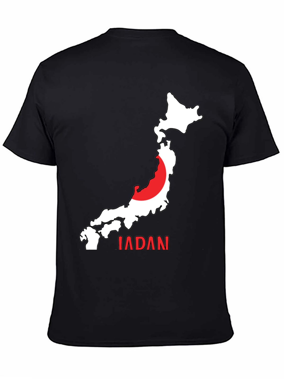 Japan Map Graphic T-Shirt