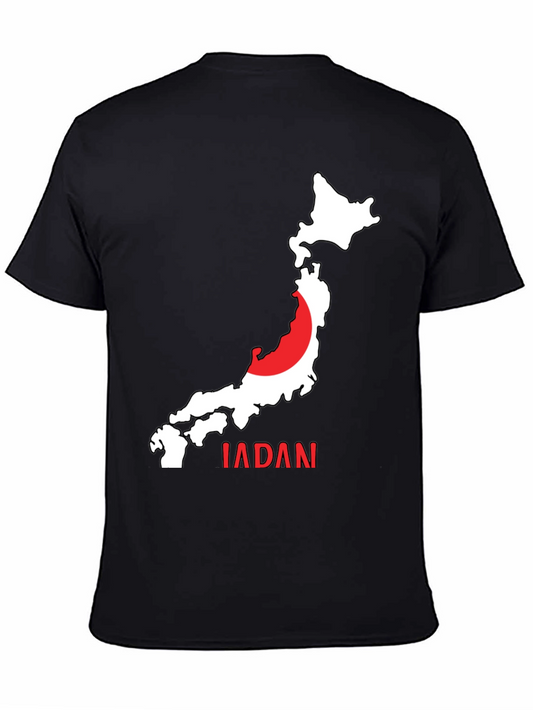 Japan Map Graphic T-Shirt
