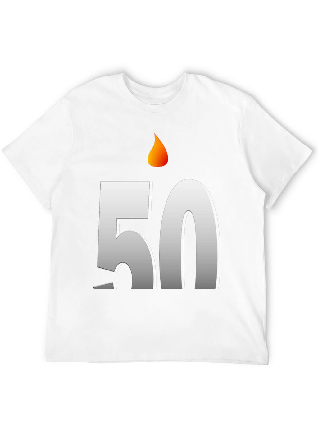 Birthday 50 Candle T-Shirt - Celebrate in Style!