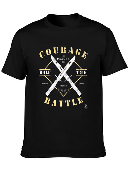 Courage in Battle Graphic T-Shirt