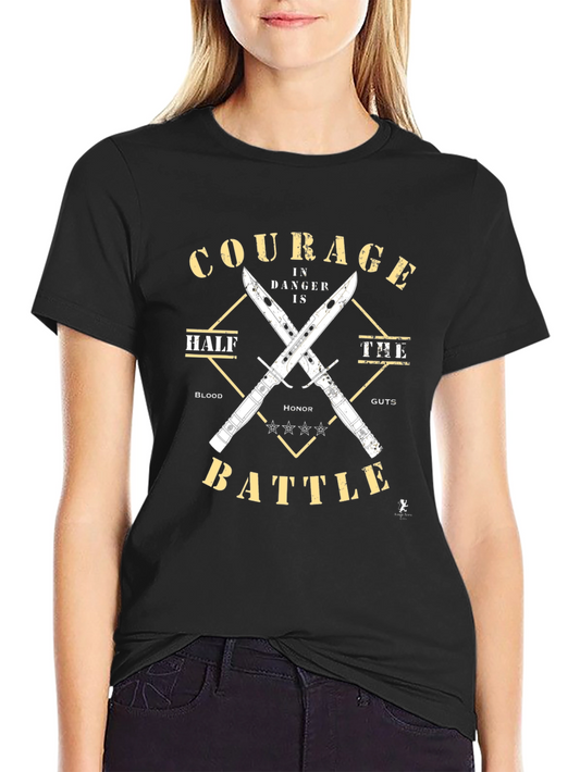Courage in Battle Graphic T-Shirt