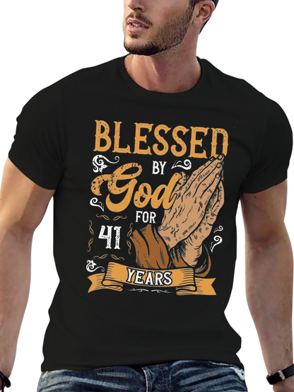 Blessed by God 41 Years T-Shirt