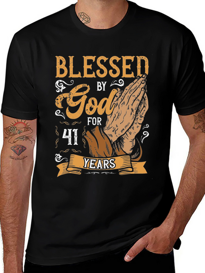 Blessed by God 41 Years T-Shirt