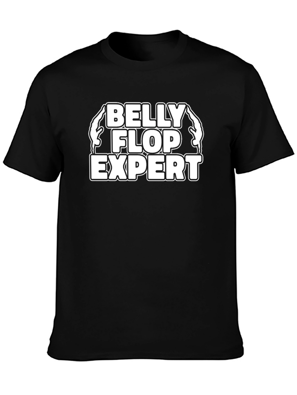 Belly Flop Expert T-Shirt - Humorous Diver Design
