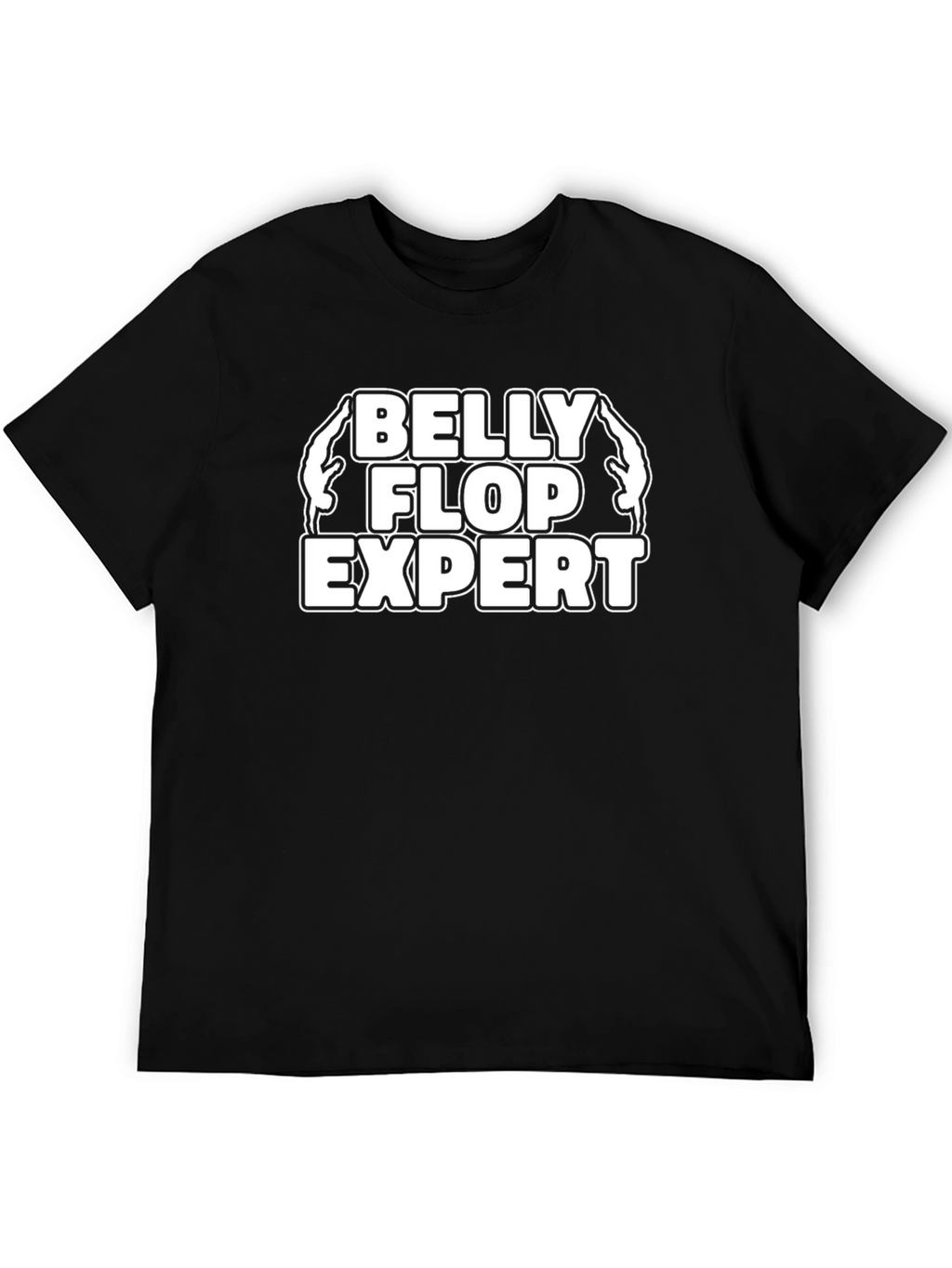 Belly Flop Expert T-Shirt - Humorous Diver Design