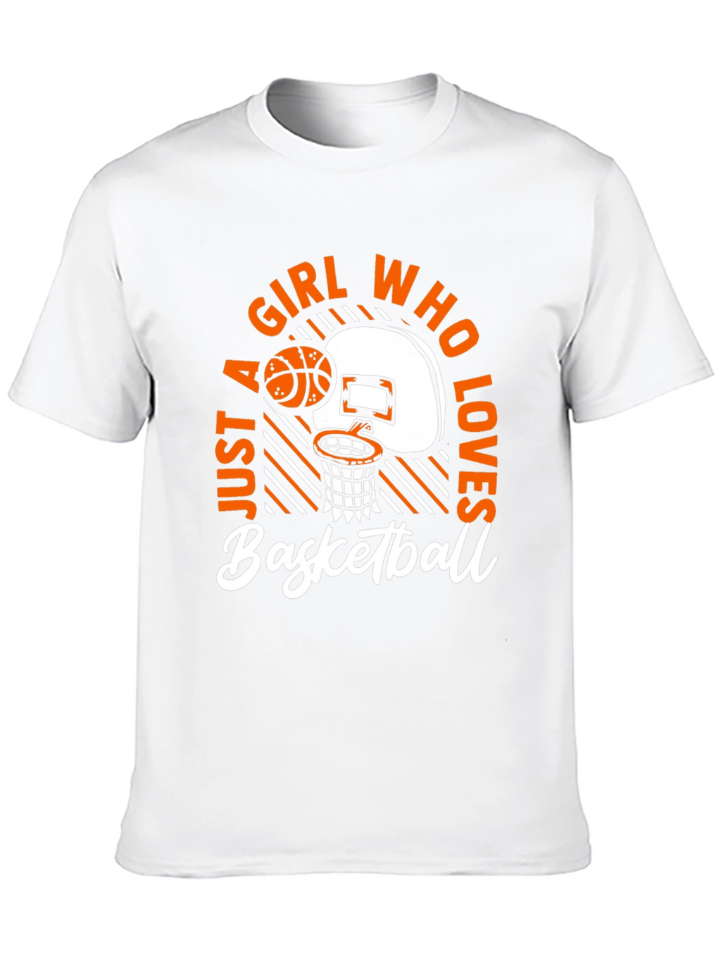 Girl Who Loves Basketball T-Shirt