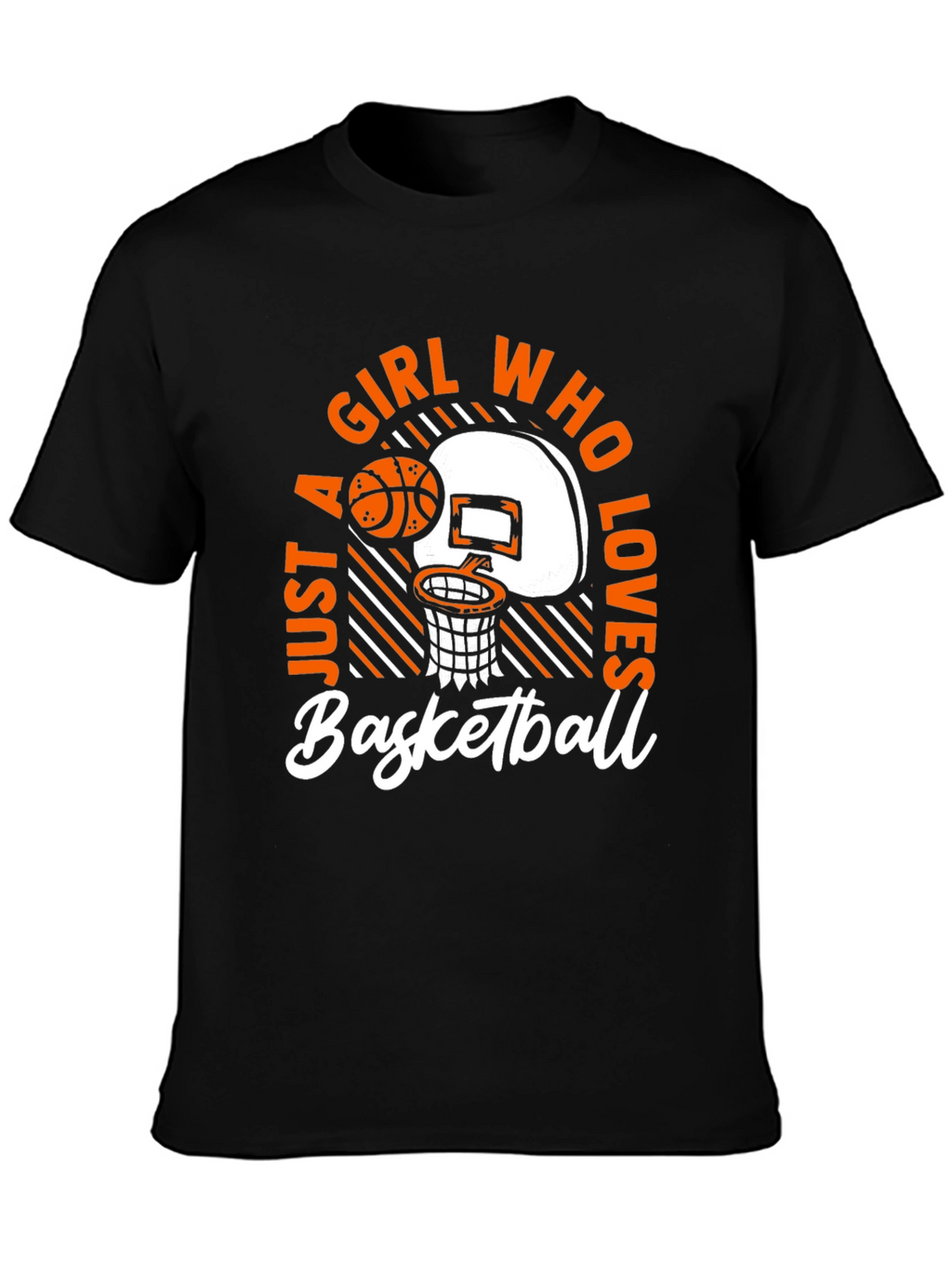Girl Who Loves Basketball T-Shirt