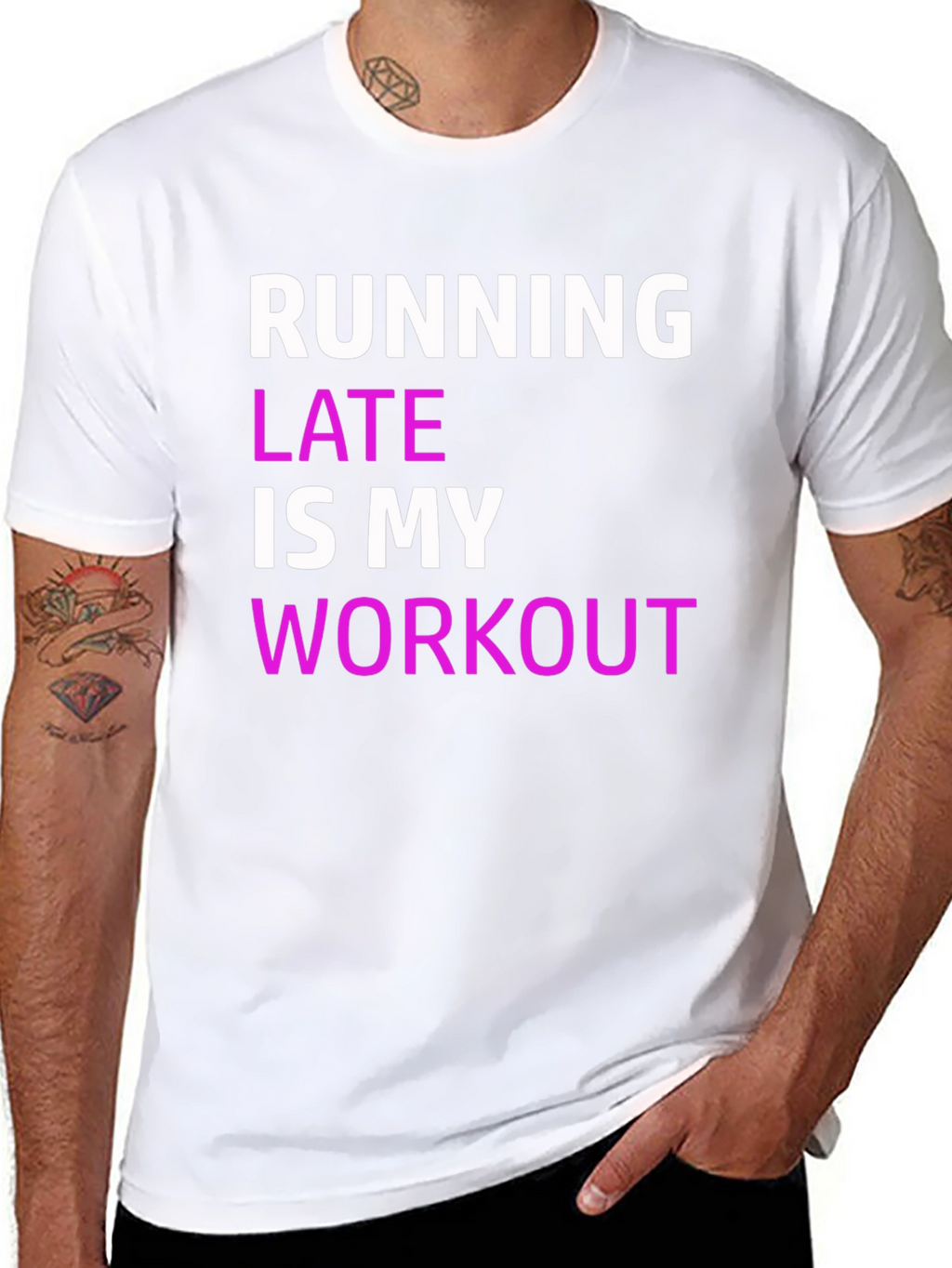 Funny Running Late Workout T-Shirt