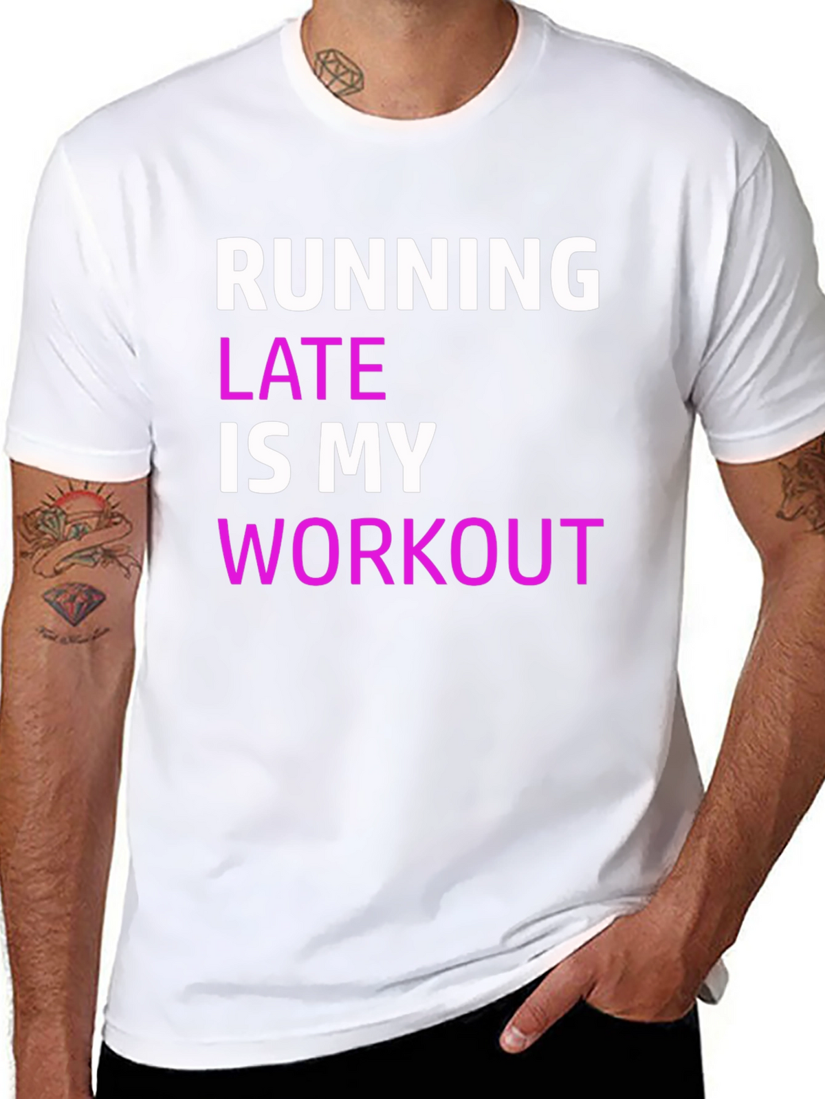 Funny Running Late Workout T-Shirt