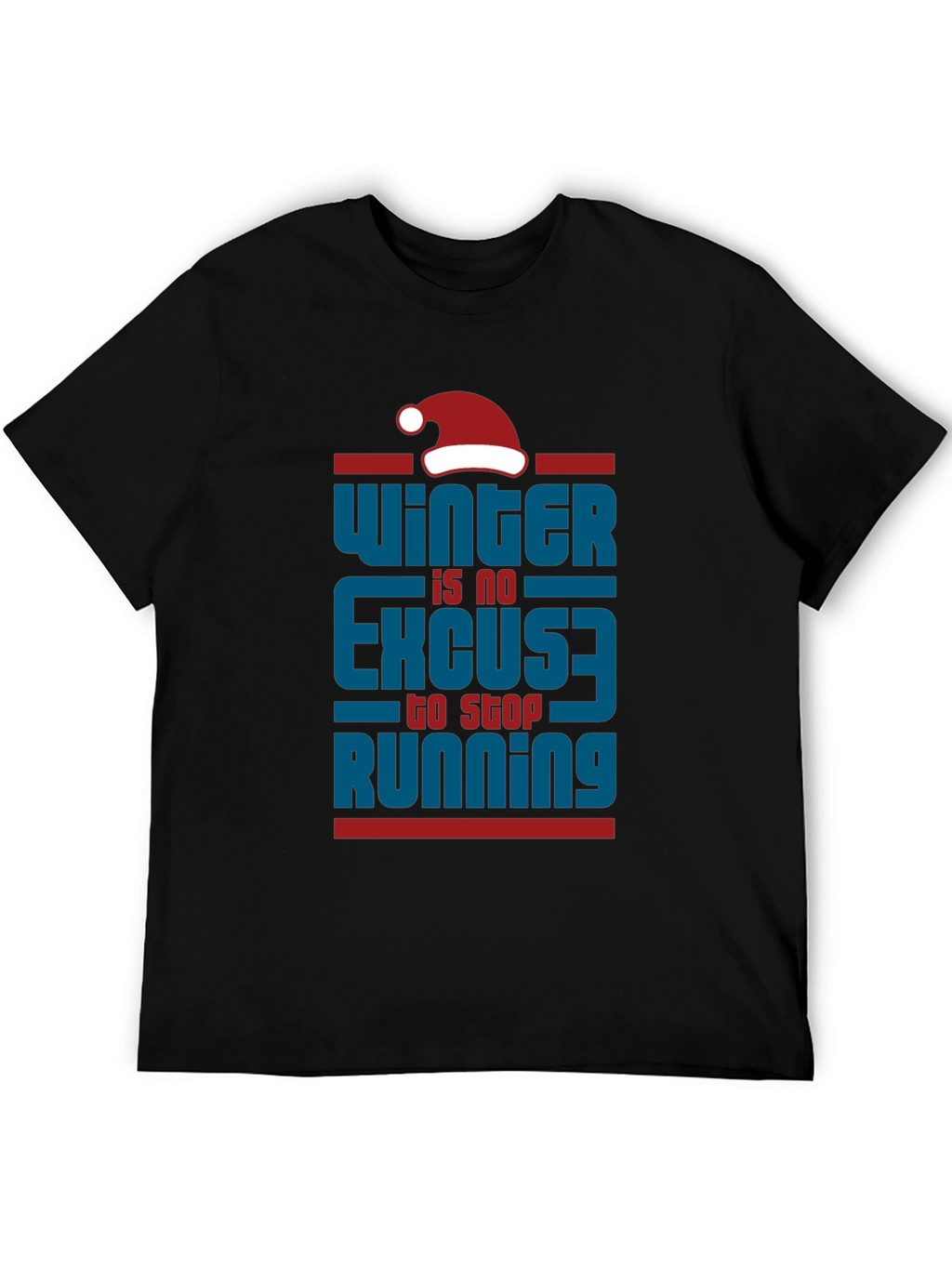 Winter Running Motivational T-Shirt