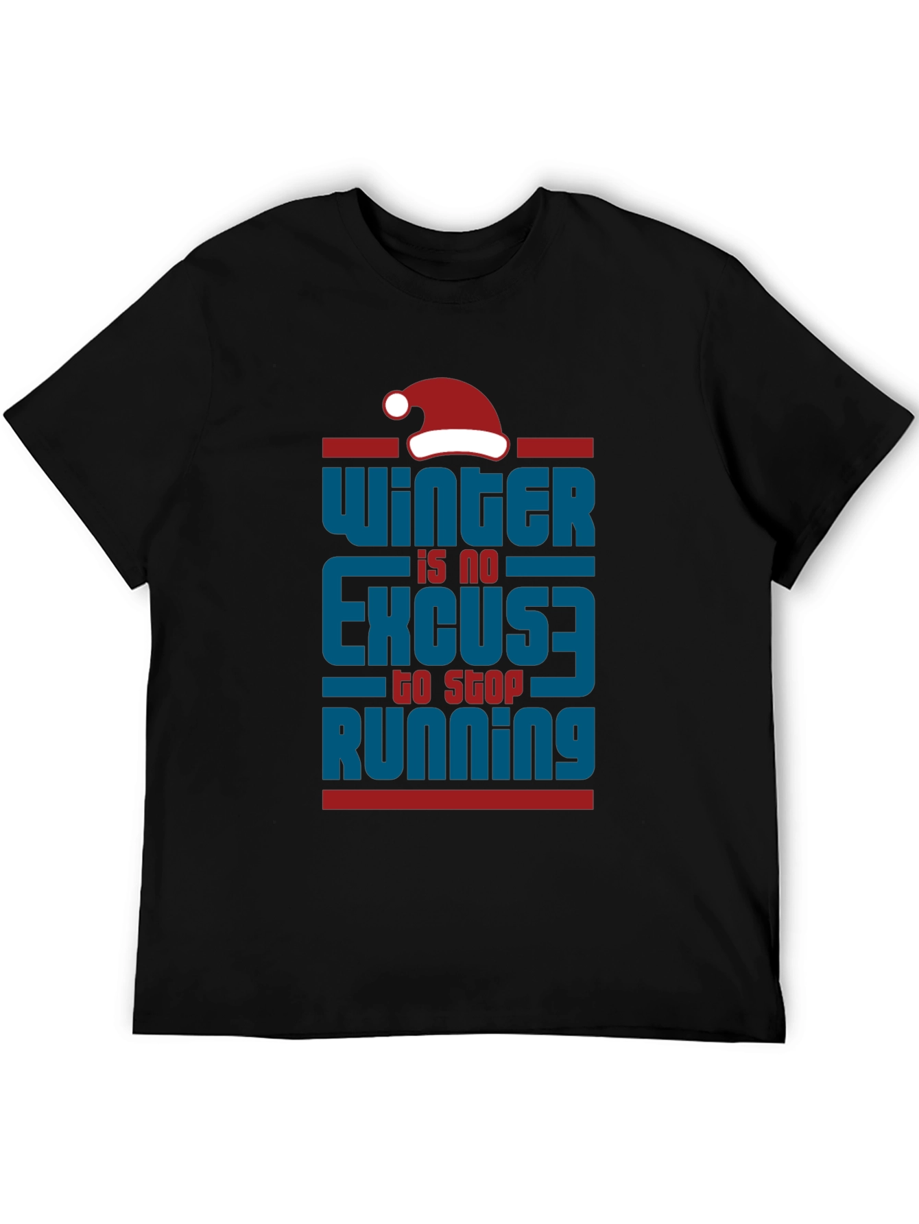 Winter Running Motivational T-Shirt