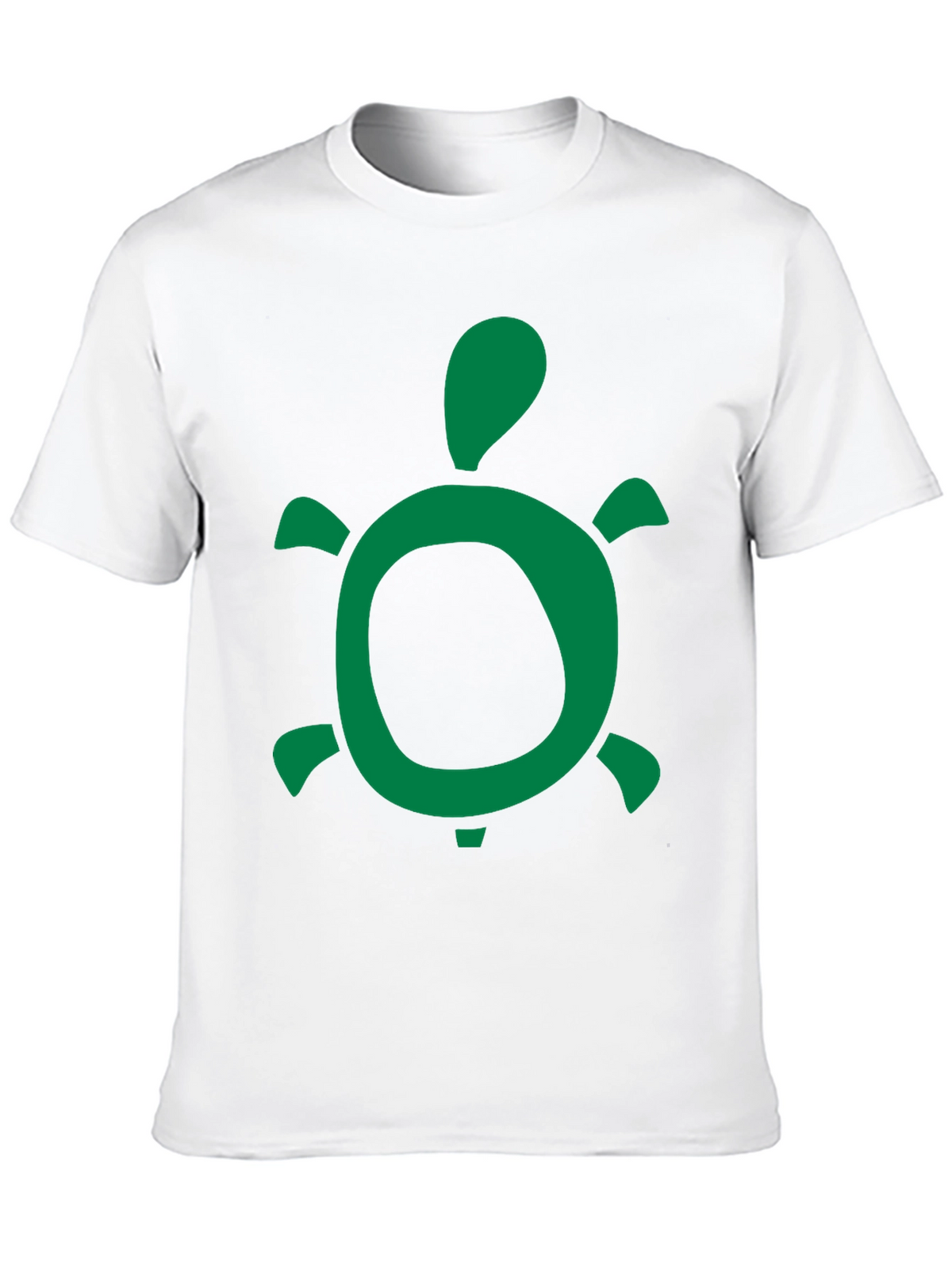 Green Turtle Graphic Black T-Shirt
