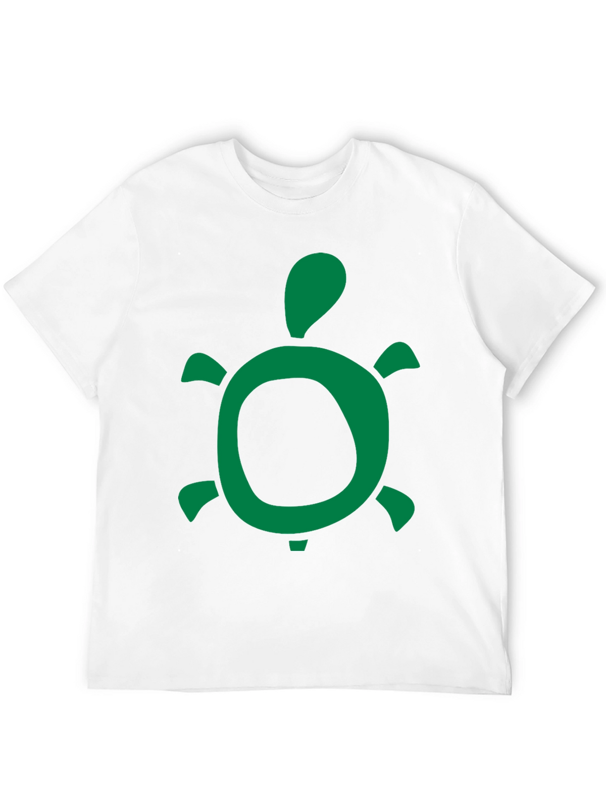 Green Turtle Graphic Black T-Shirt