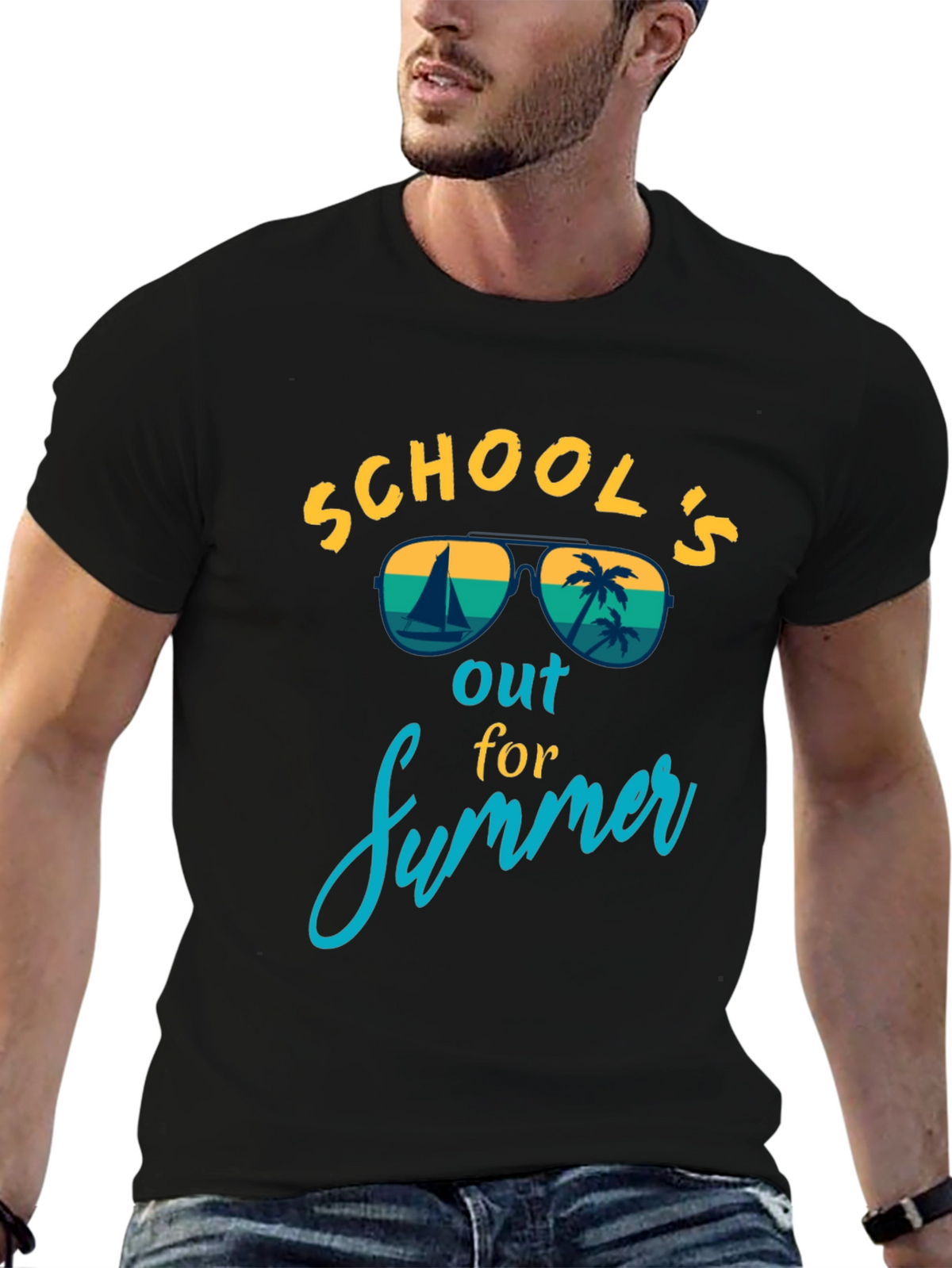 Schools Out for Summer Graphic T-Shirt