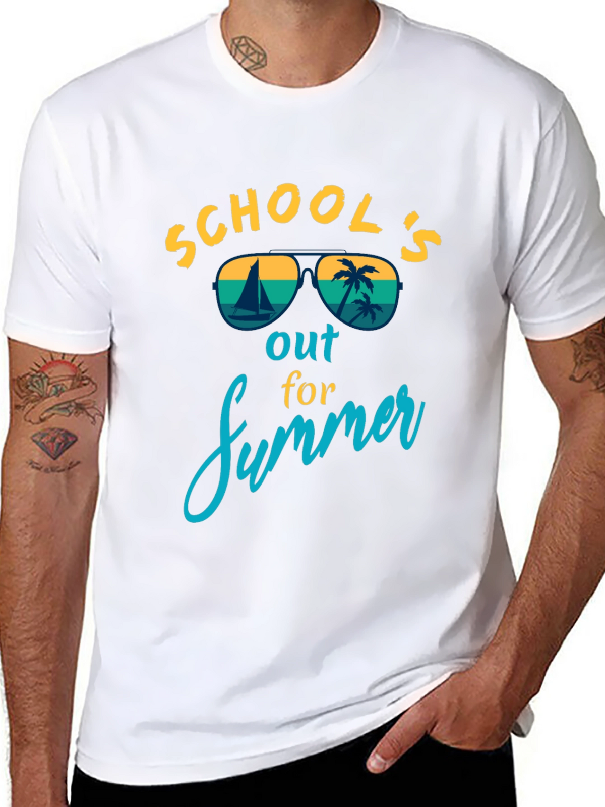 Schools Out for Summer Graphic T-Shirt