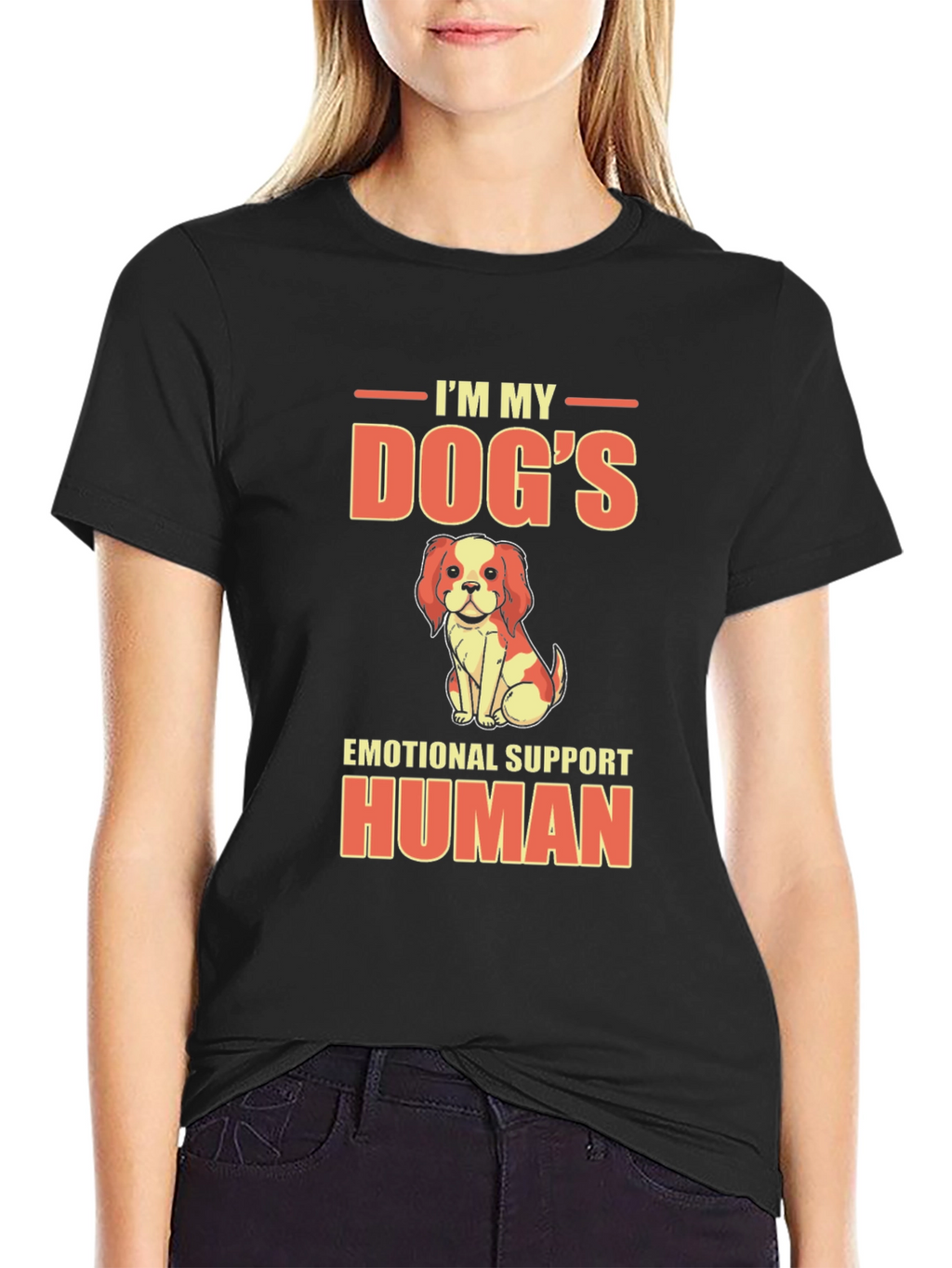 Dogs Emotional Support Human T-Shirt