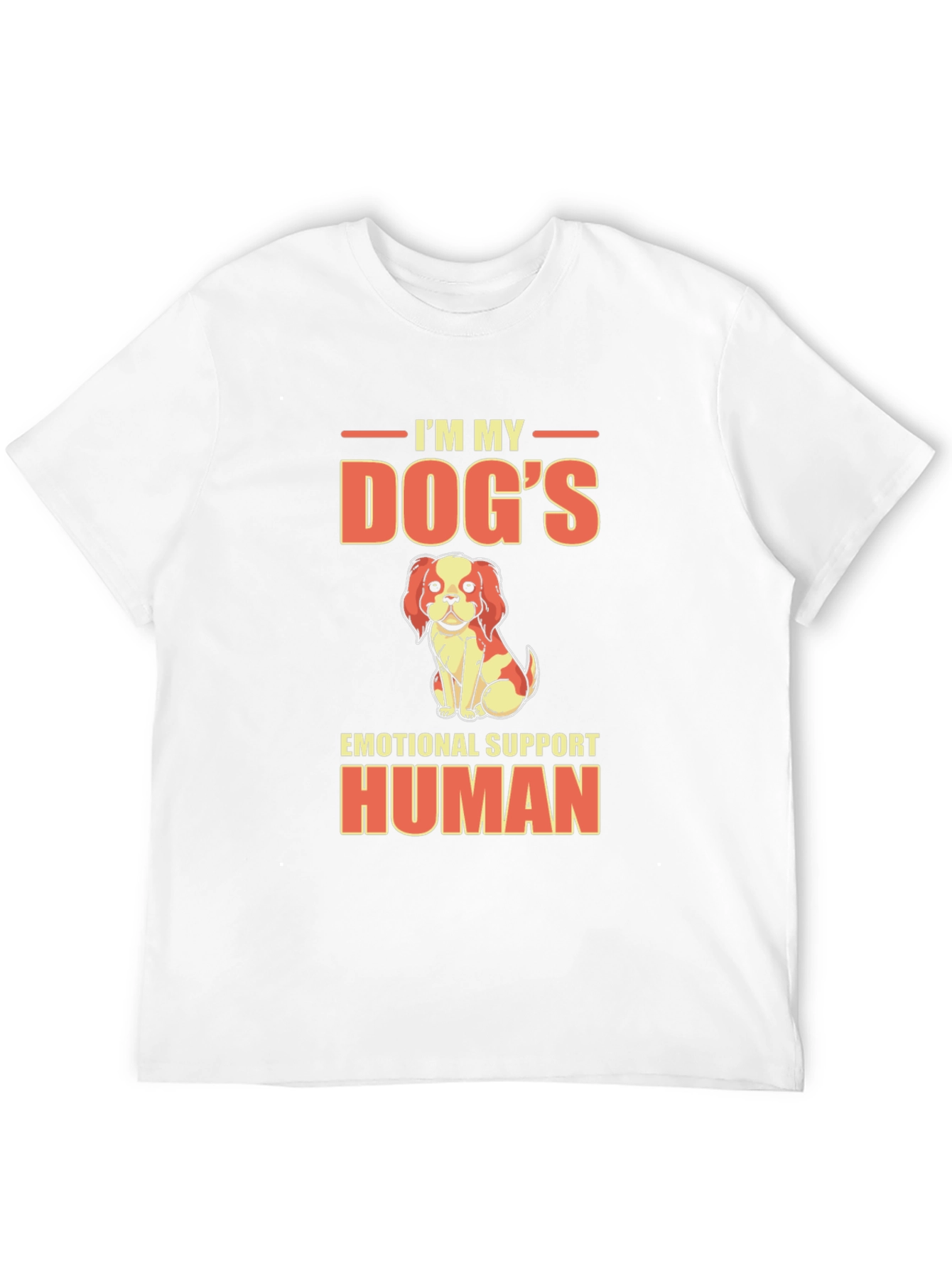Dogs Emotional Support Human T-Shirt