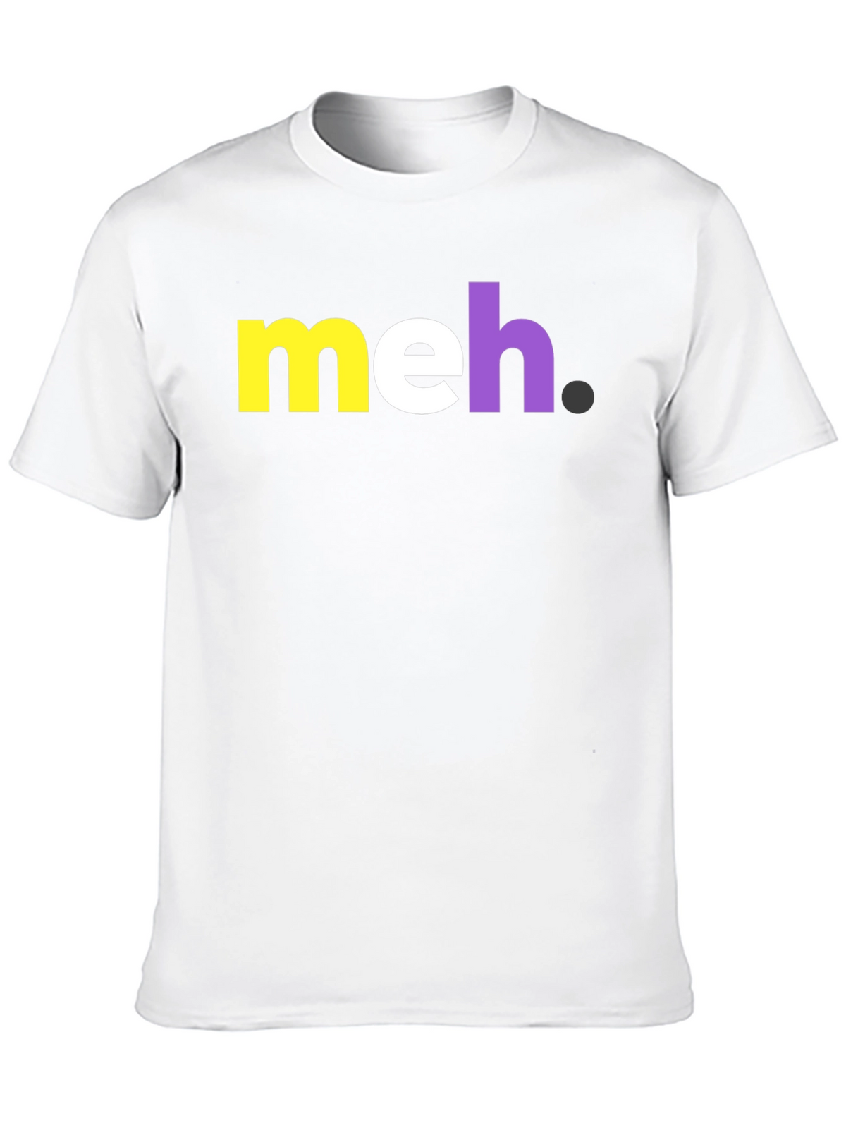 Meh Graphic Tee - Casual Cotton T-Shirt