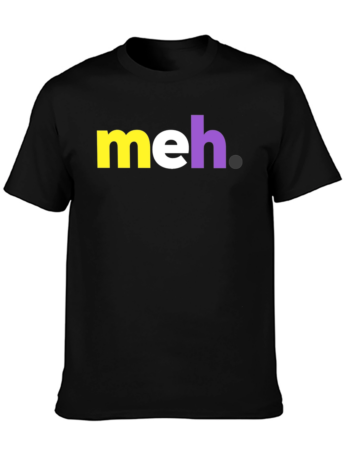 Meh Graphic Tee - Casual Cotton T-Shirt