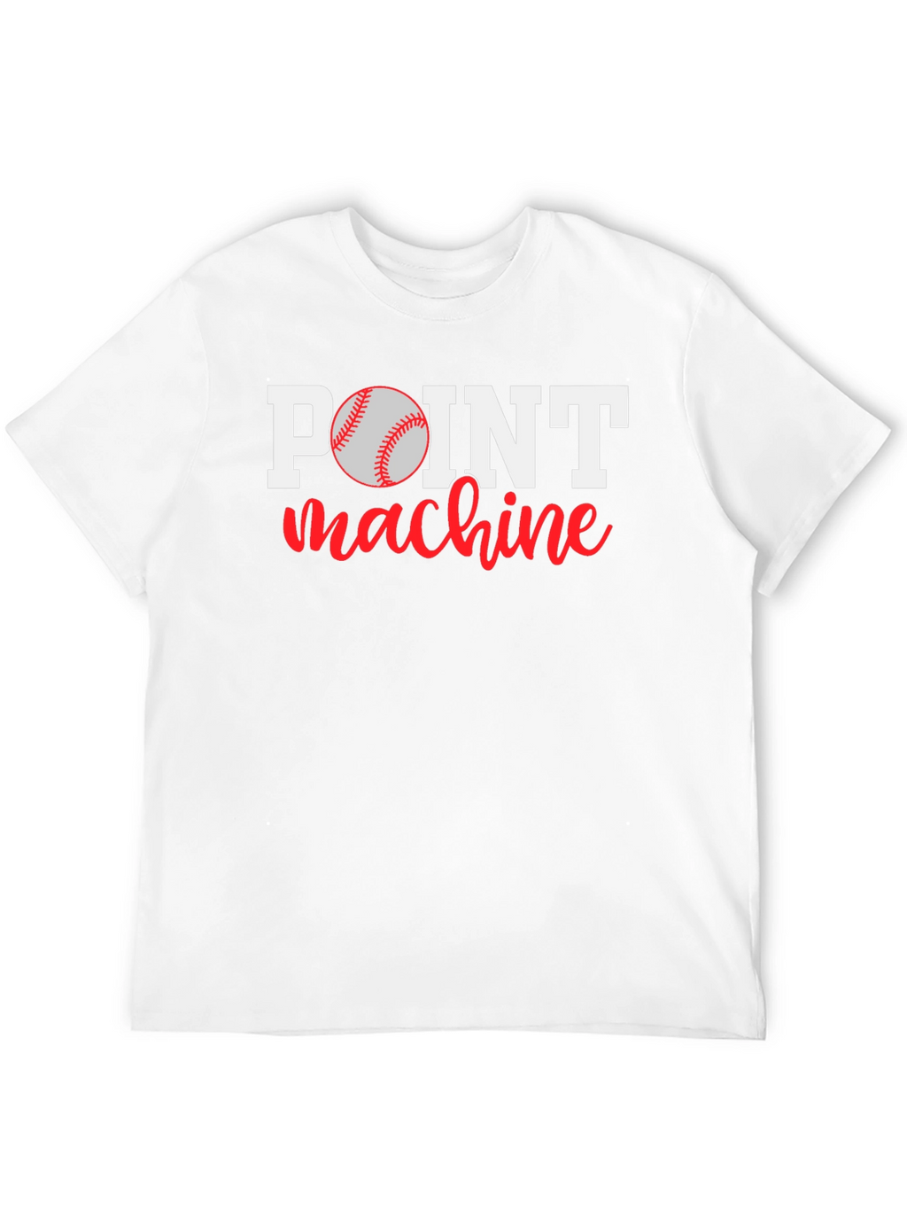 Point Machine Baseball Graphic T-Shirt