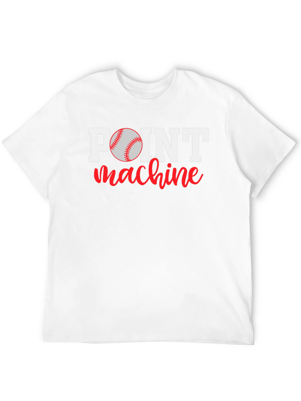 Point Machine Baseball Graphic T-Shirt