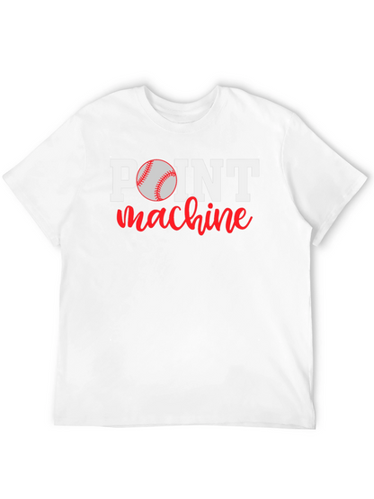 Point Machine Baseball Graphic T-Shirt
