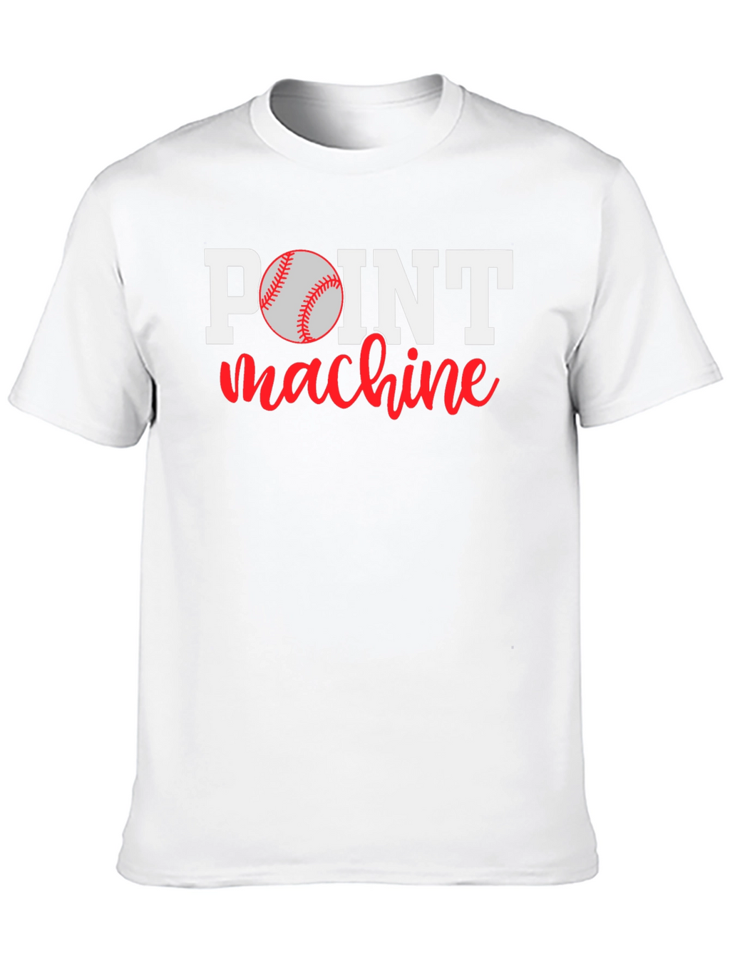 Point Machine Baseball Graphic T-Shirt