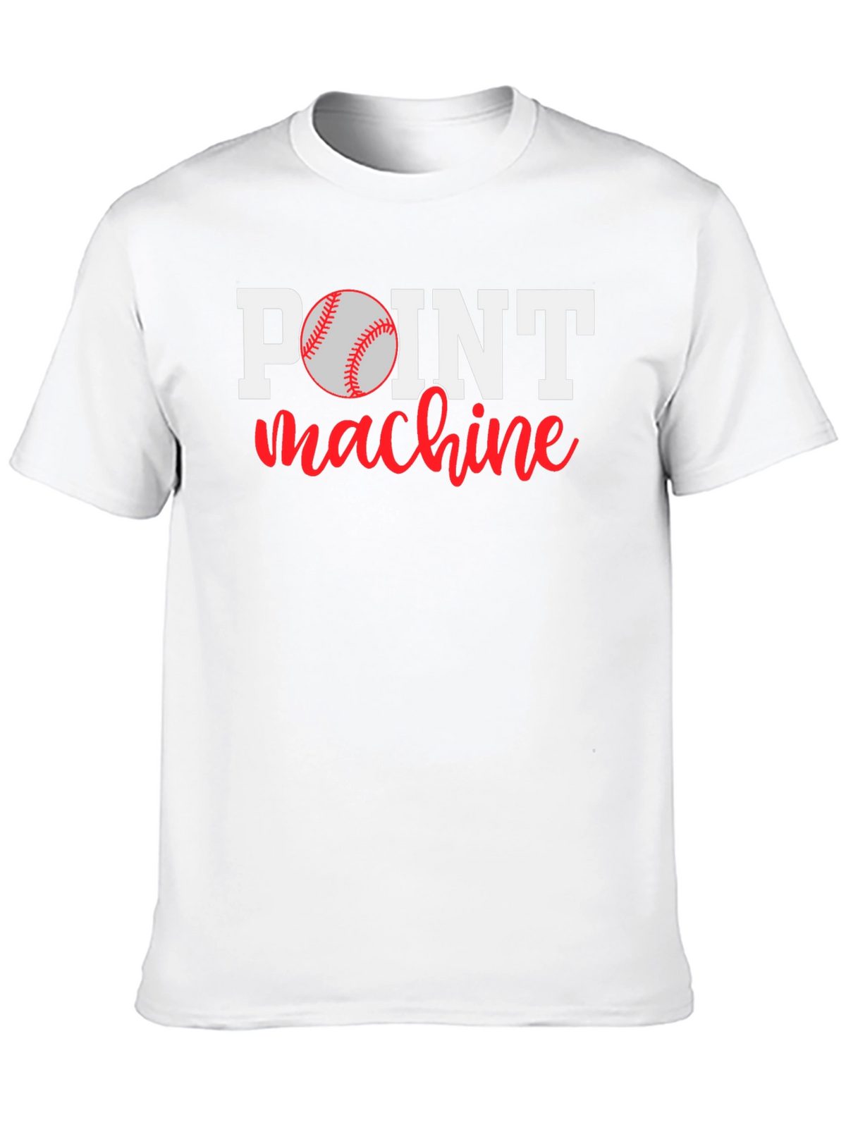 Point Machine Baseball Graphic T-Shirt