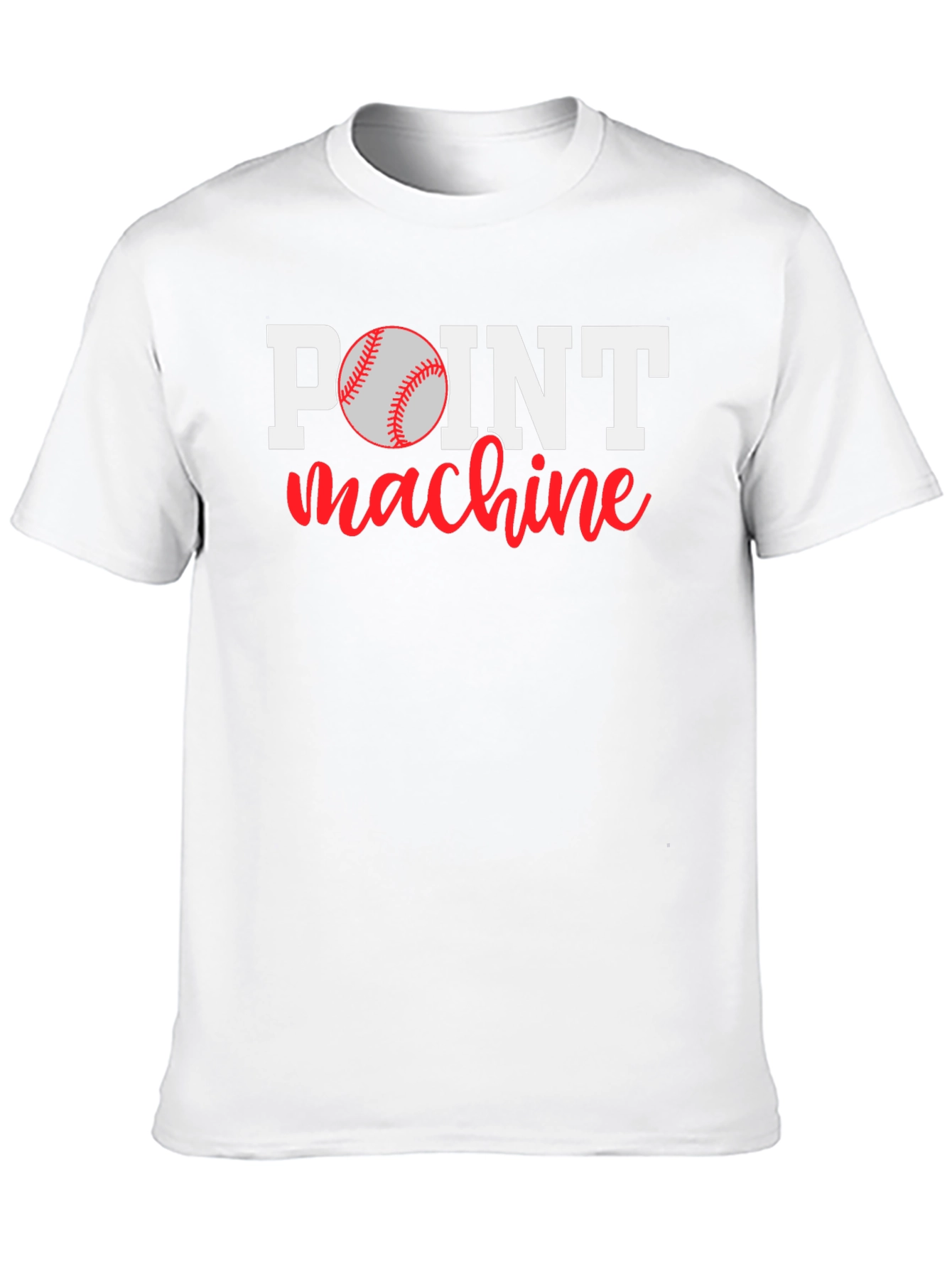 Point Machine Baseball Graphic T-Shirt