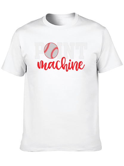Point Machine Baseball Graphic T-Shirt