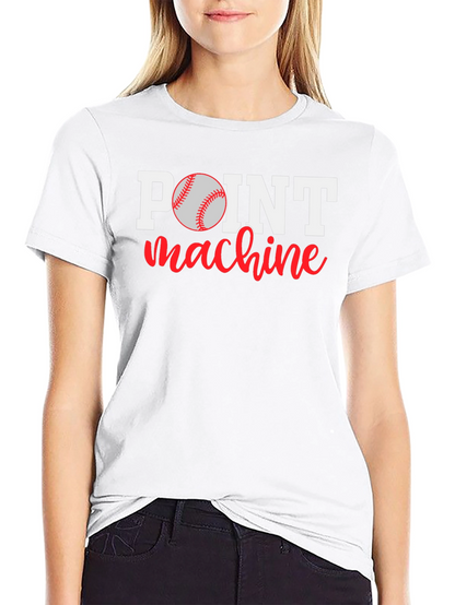 Point Machine Baseball Graphic T-Shirt