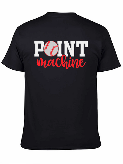 Point Machine Baseball Graphic T-Shirt