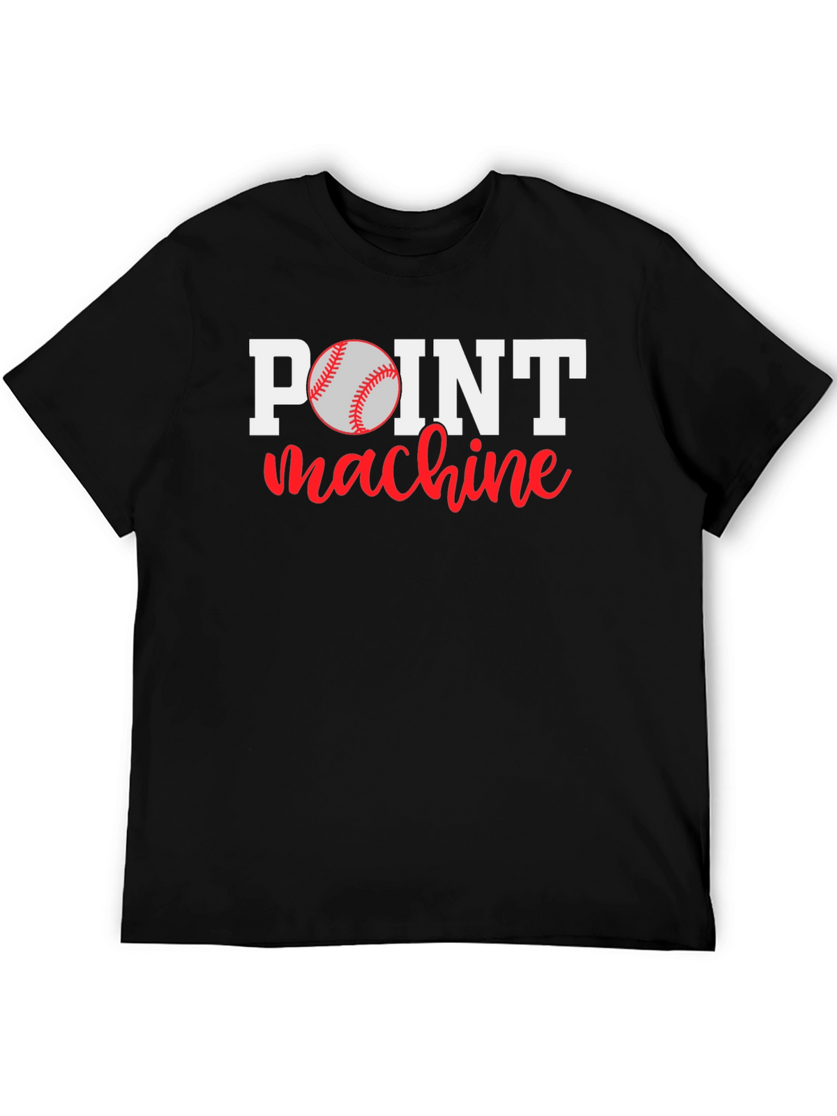 Point Machine Baseball Graphic T-Shirt