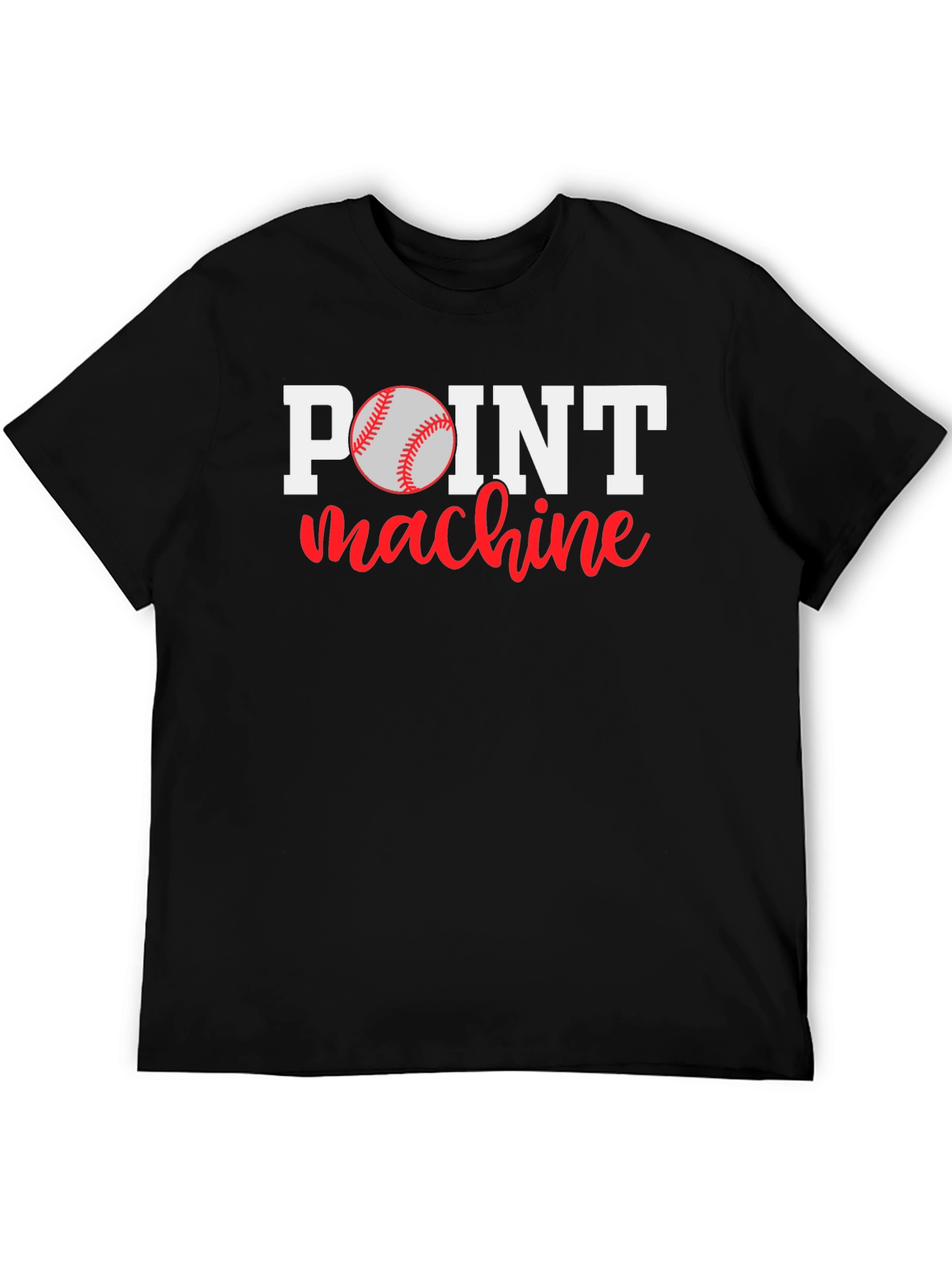 Point Machine Baseball Graphic T-Shirt