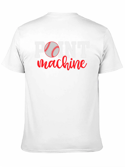 Point Machine Baseball Graphic T-Shirt
