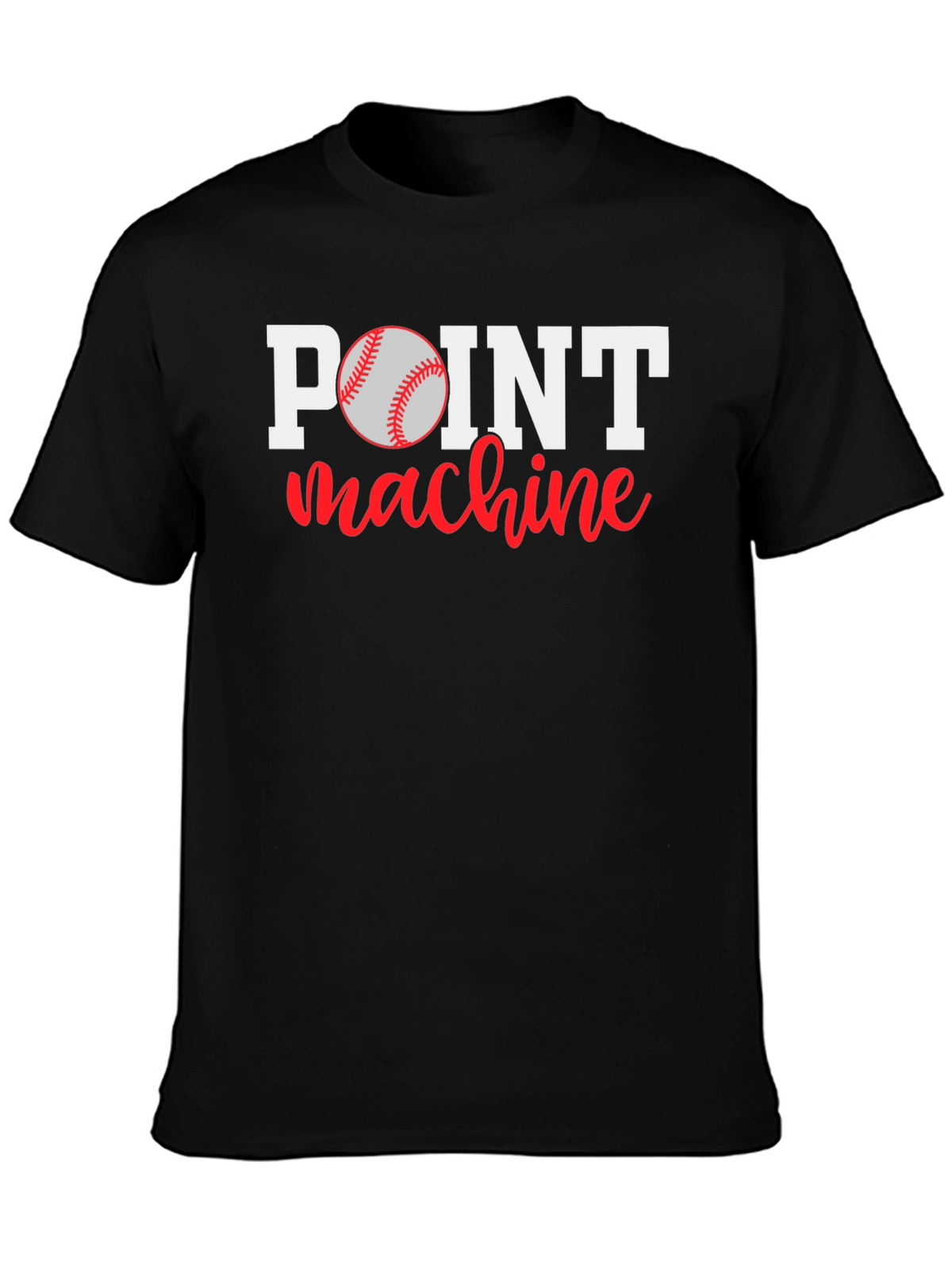 Point Machine Baseball Graphic T-Shirt
