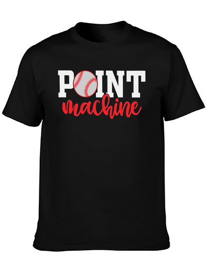 Point Machine Baseball Graphic T-Shirt
