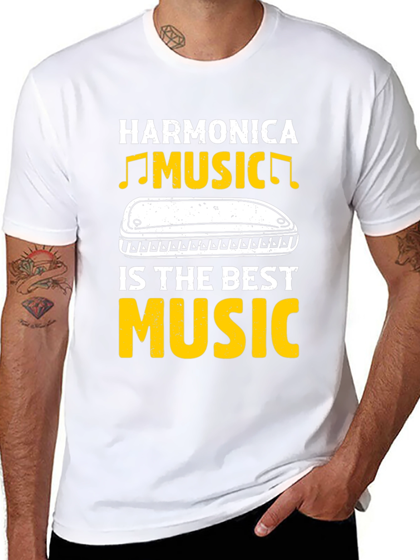 Harmonica Music Lover T-Shirt