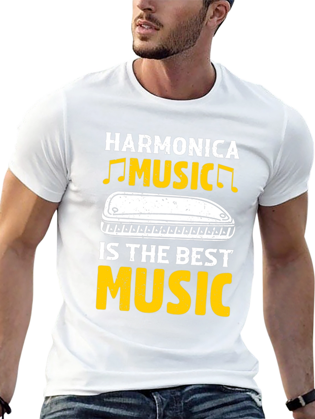 Harmonica Music Lover T-Shirt