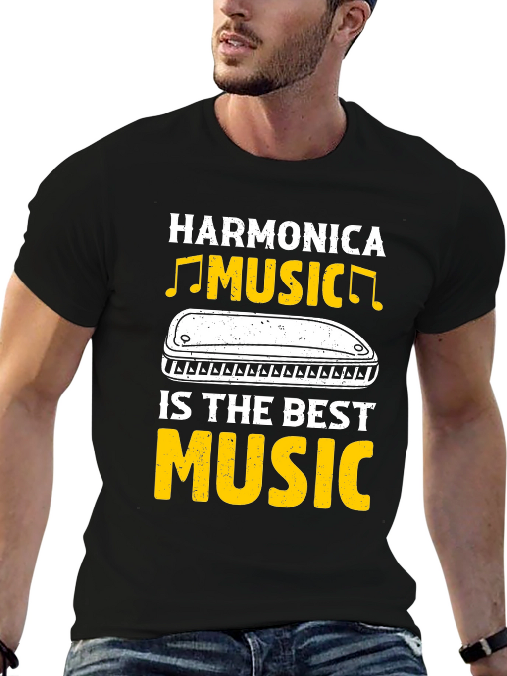 Harmonica Music Lover T-Shirt