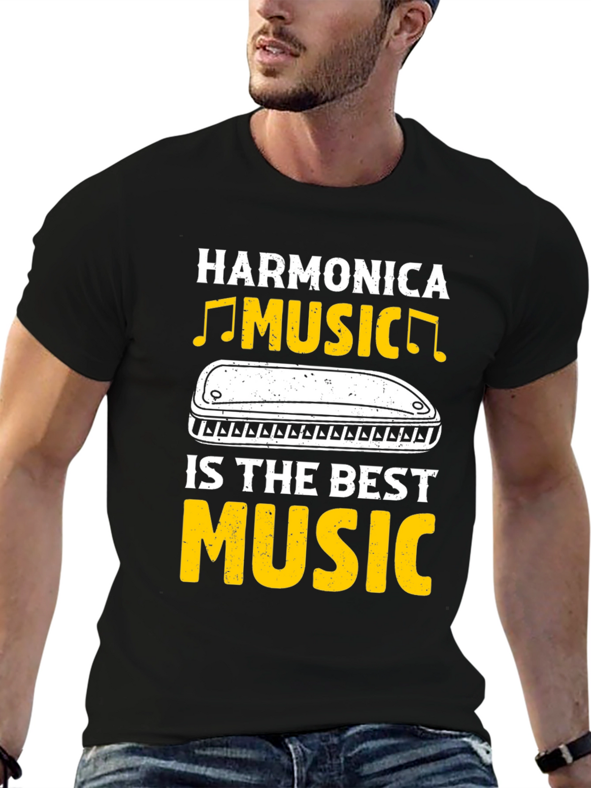 Harmonica Music Lover T-Shirt