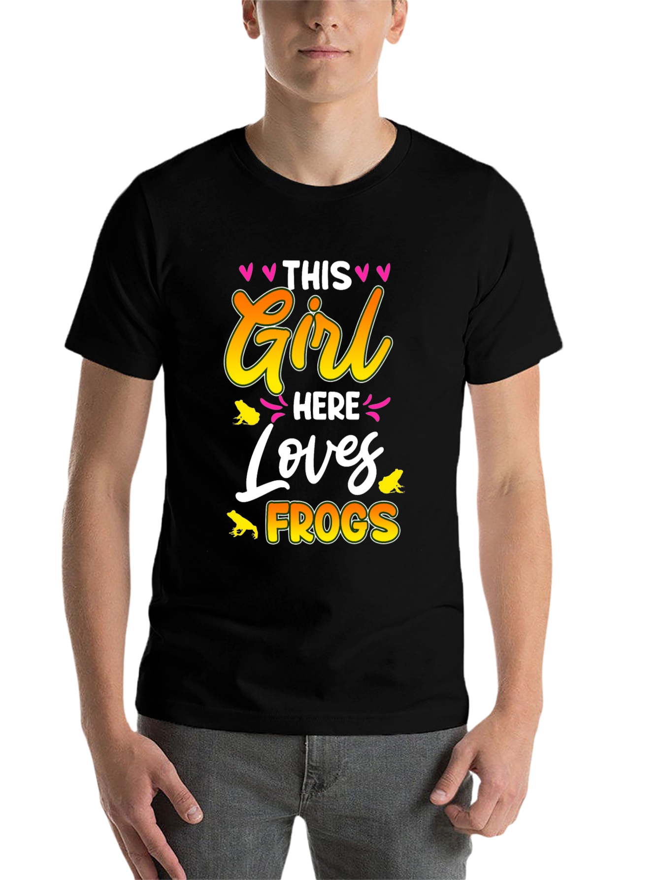 This Girl Loves Frogs Graphic T-Shirt