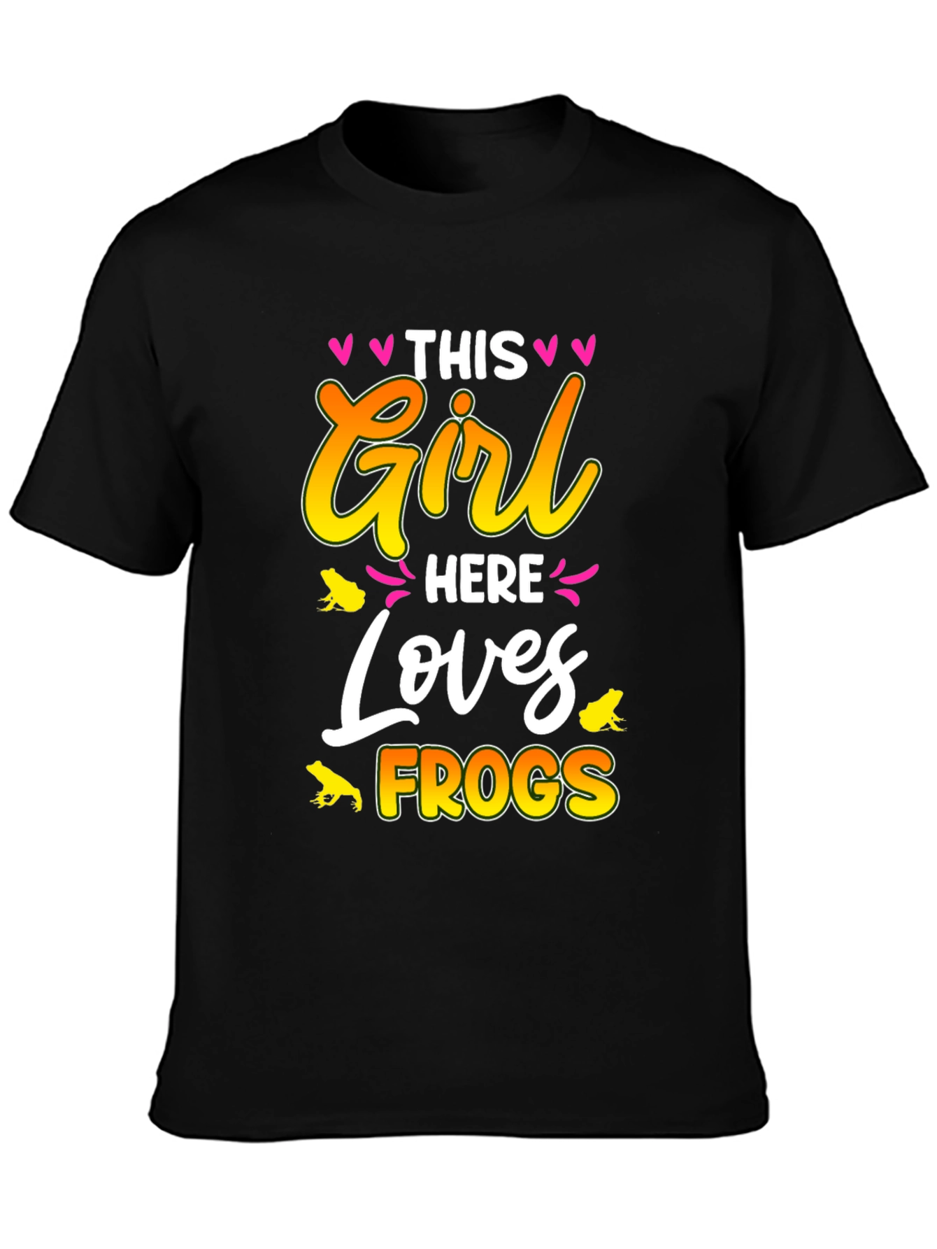 This Girl Loves Frogs Graphic T-Shirt