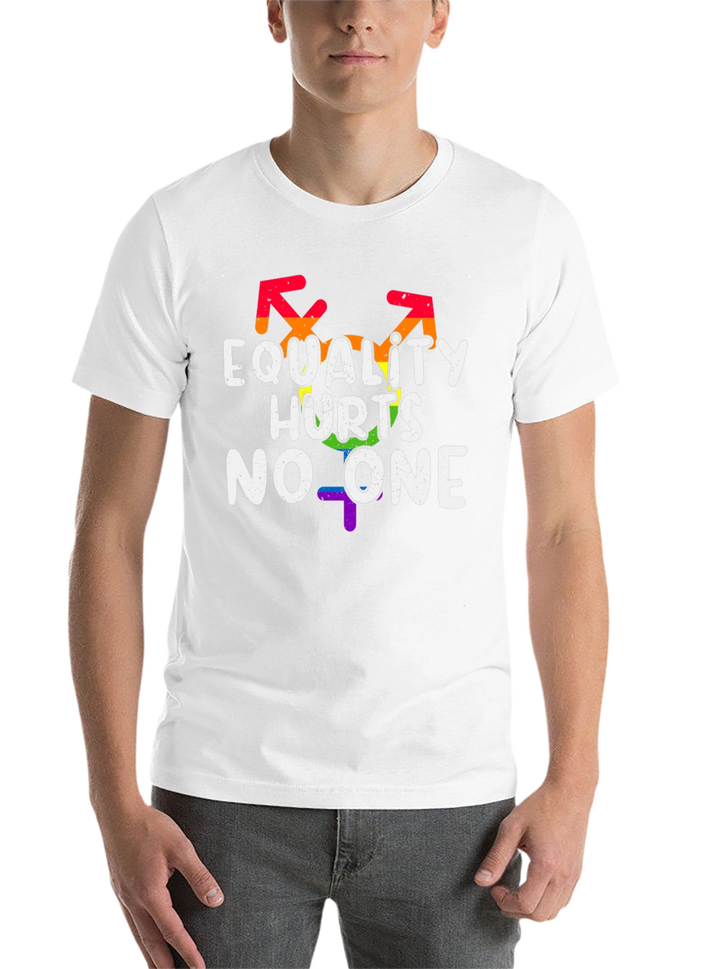 Equality Hurts No One LGBT Pride Graphic T-Shirt